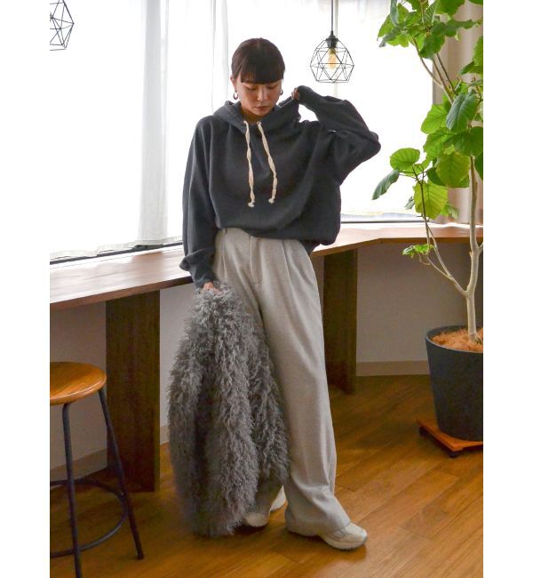 Ungrid「ウール混ルーズタックパンツ」|その他|