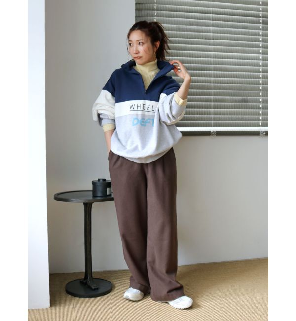 Ungrid「ウール混ルーズタックパンツ」|その他|