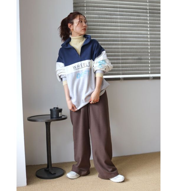 Ungrid「ウール混ルーズタックパンツ」|その他|