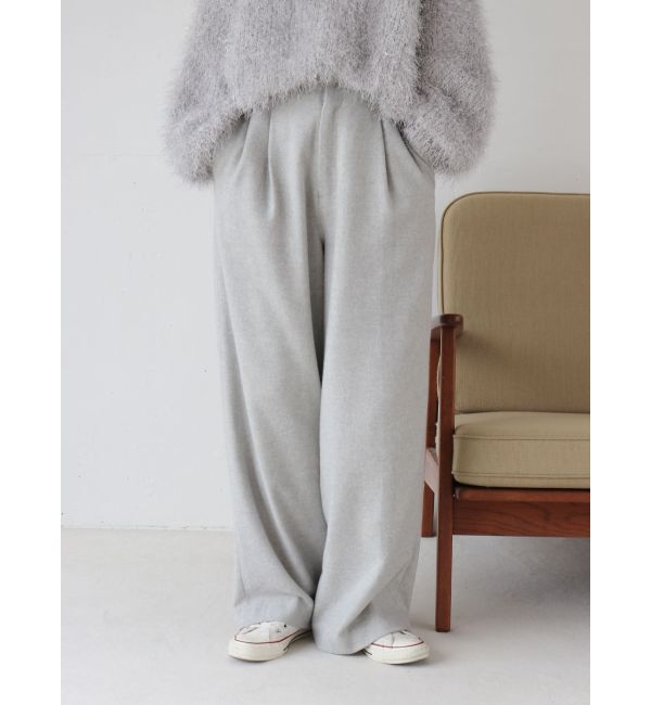 Ungrid「ウール混ルーズタックパンツ」|その他|