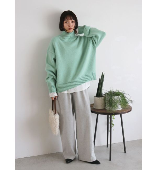 Ungrid「ウール混ルーズタックパンツ」|その他|