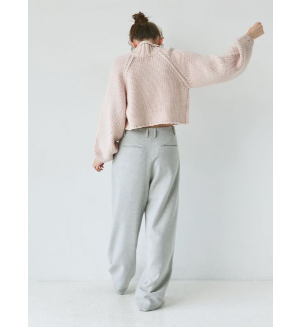 Ungrid「ウール混ルーズタックパンツ」|その他|