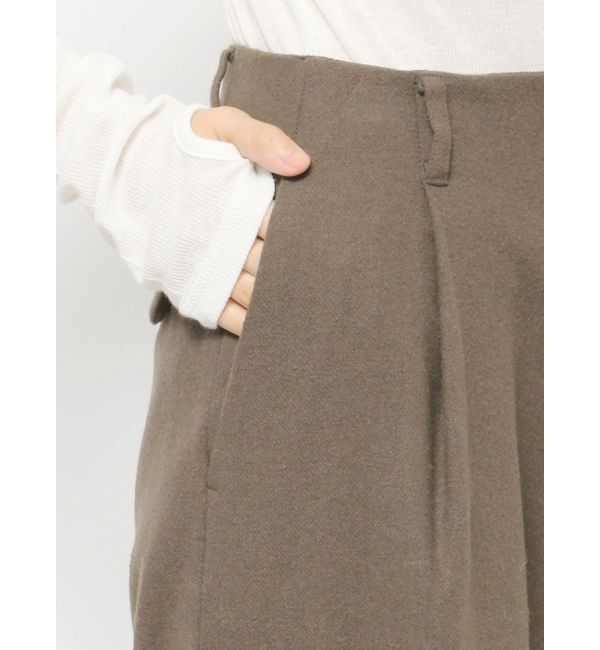 Ungrid「ウール混ルーズタックパンツ」|その他|