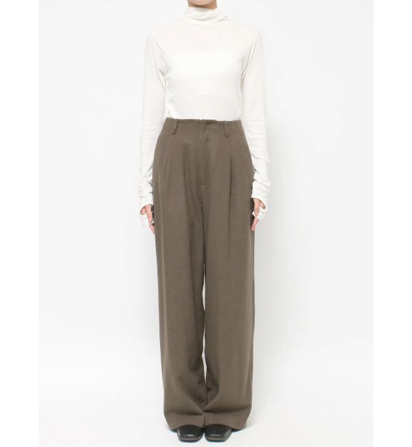 Ungrid「ウール混ルーズタックパンツ」|その他|