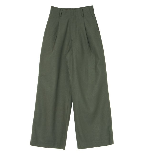 Ungrid「ウール混ルーズタックパンツ」|その他|