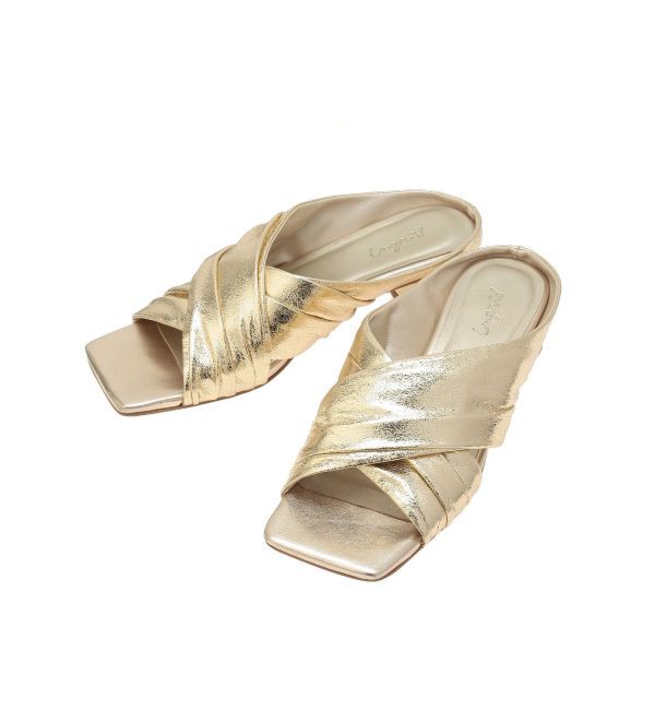 Ungrid「スクエアトゥメタリックサンダル」|その他|