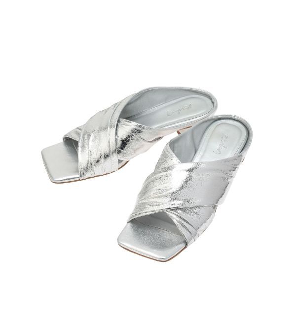 Ungrid「スクエアトゥメタリックサンダル」|その他|
