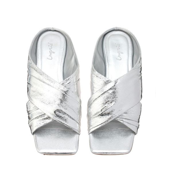 Ungrid「スクエアトゥメタリックサンダル」|その他|