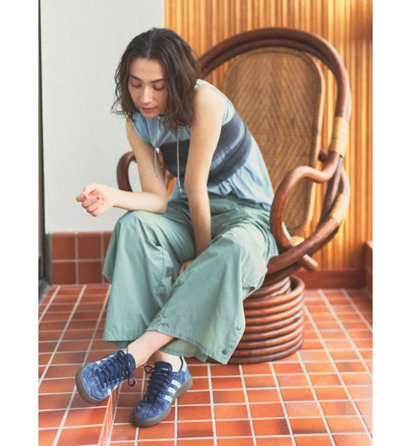 Ungrid「ナイロン混ラインパンツ」|その他|