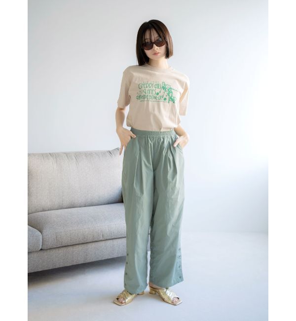 Ungrid「ナイロン混ラインパンツ」|その他|