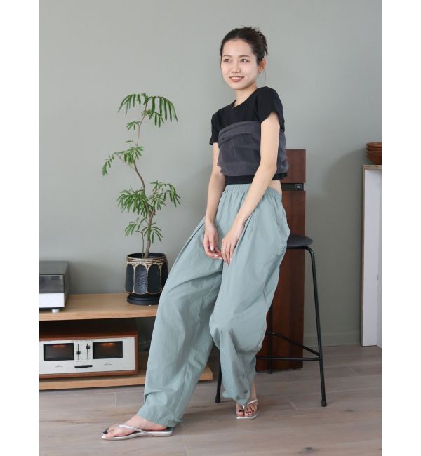 Ungrid「ナイロン混ラインパンツ」|その他|