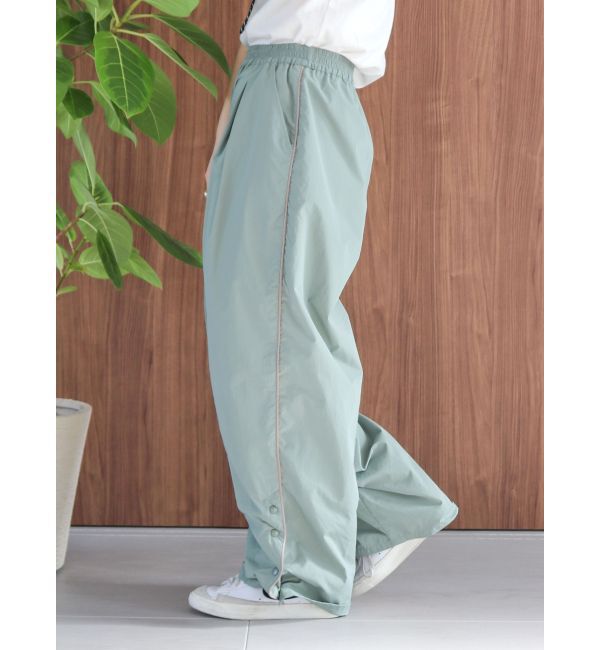 Ungrid「ナイロン混ラインパンツ」|その他|