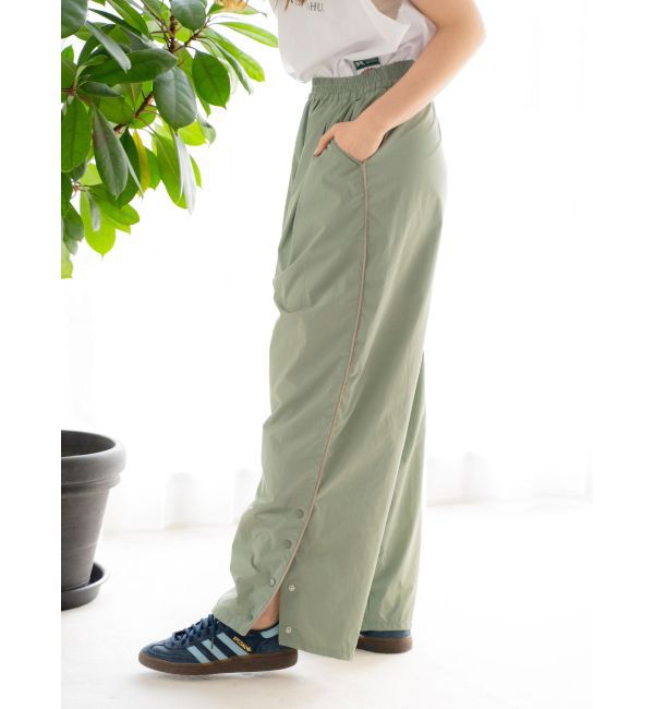 Ungrid「ナイロン混ラインパンツ」|その他|