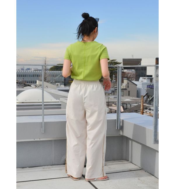 Ungrid「ナイロン混ラインパンツ」|その他|