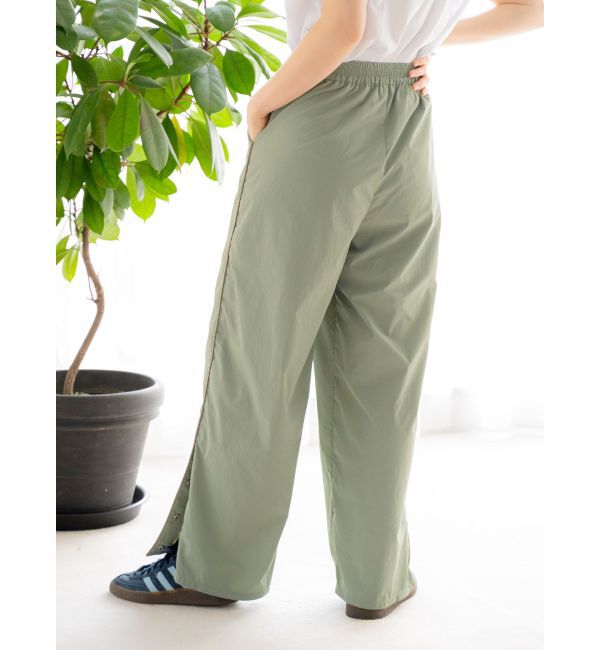 Ungrid「ナイロン混ラインパンツ」|その他|