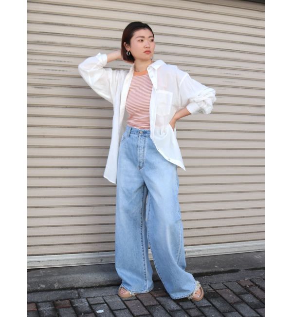 Ungrid「【WEB限定】ボーダーアメスリタンクトップ」|タンクトップ|