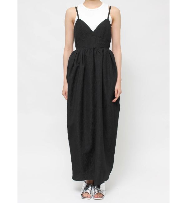 Ungrid「タックボリュームキャミワンピース」|ワンピース|