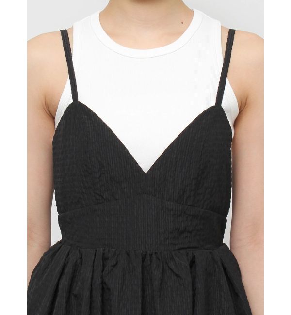 Ungrid「タックボリュームキャミワンピース」|ワンピース|