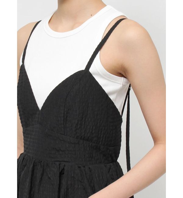 Ungrid「タックボリュームキャミワンピース」|ワンピース|