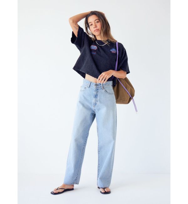 Ungrid「ルーズフィットテーパードデニム」|デニム|