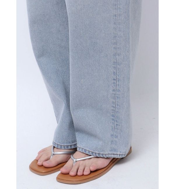 Ungrid「ルーズフィットテーパードデニム」|デニム|