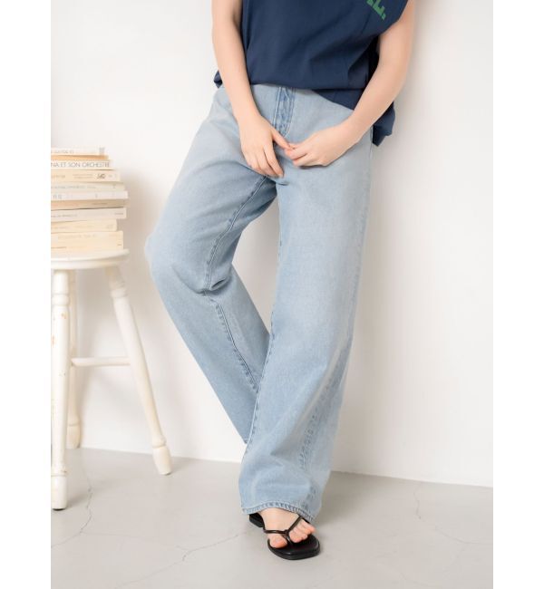Ungrid「ルーズフィットテーパードデニム」|デニム|