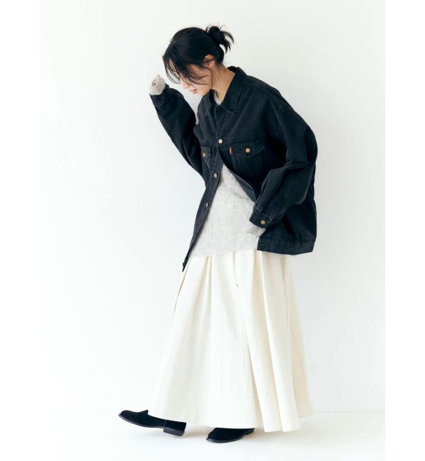 Ungrid「ビッグシルエットデニムジャケット」|ブルゾン・スタジャン|