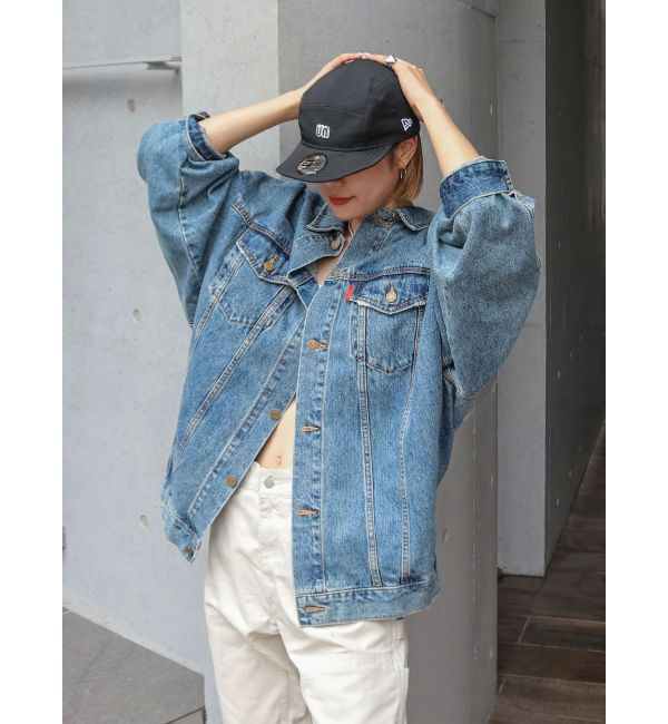Ungrid「ビッグシルエットデニムジャケット」|ブルゾン・スタジャン|