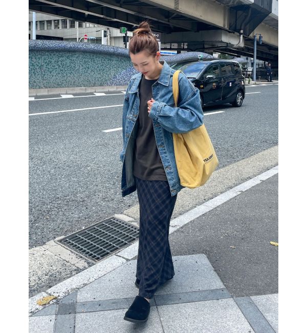 Ungrid「ビッグシルエットデニムジャケット」|ブルゾン・スタジャン|