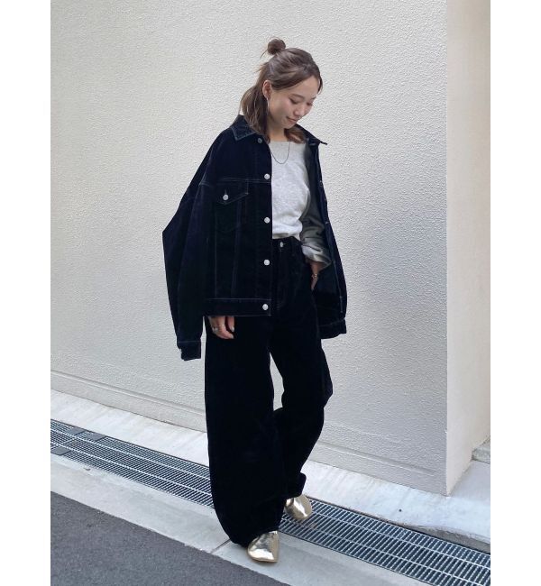 Ungrid「ビッグシルエットデニムジャケット」|ブルゾン・スタジャン|