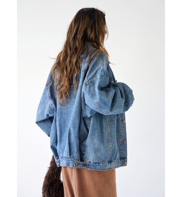 Ungrid「ビッグシルエットデニムジャケット」|ブルゾン・スタジャン|
