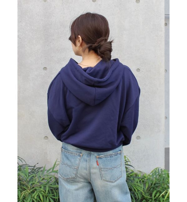 Ungrid「【WEB限定】ショートロゴプリントパーカー」|パーカー|