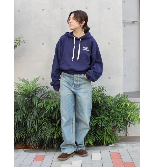 Ungrid「【WEB限定】ショートロゴプリントパーカー」|パーカー|