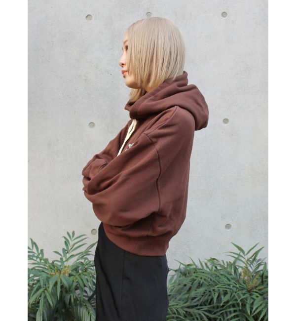 Ungrid「【WEB限定】ショートロゴプリントパーカー」|パーカー|