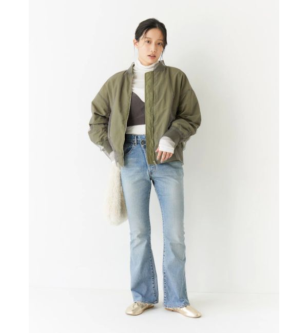 Ungrid「チュールドッキングMA-1」|ブルゾン・スタジャン|