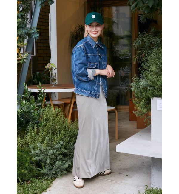 Ungrid「フィットベロアスカート」|スカート|