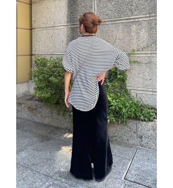 Ungrid「フィットベロアスカート」|スカート|