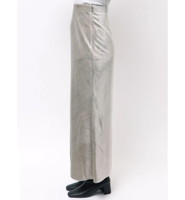 Ungrid「フィットベロアスカート」|スカート|