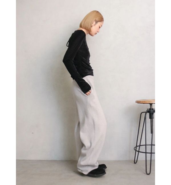 Ungrid「カシミヤ混ニットパンツ」|その他|