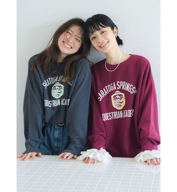 Ungrid「ヴィンテージカレッジスウェット」|スウェット・ジャージ|