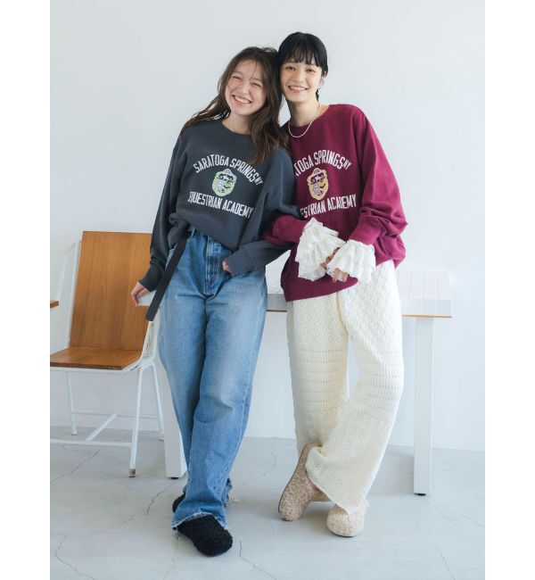 Ungrid「ヴィンテージカレッジスウェット」|スウェット・ジャージ|