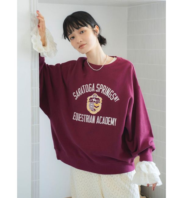 Ungrid「ヴィンテージカレッジスウェット」|スウェット・ジャージ|