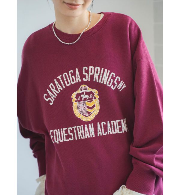 Ungrid「ヴィンテージカレッジスウェット」|スウェット・ジャージ|