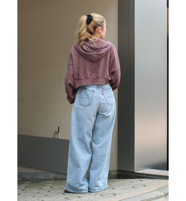 Ungrid「ダブルジップヴィンテージショートパーカー」|パーカー|