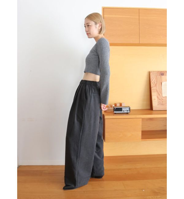 Ungrid「ボートネックショートニット」|ニット・セーター|