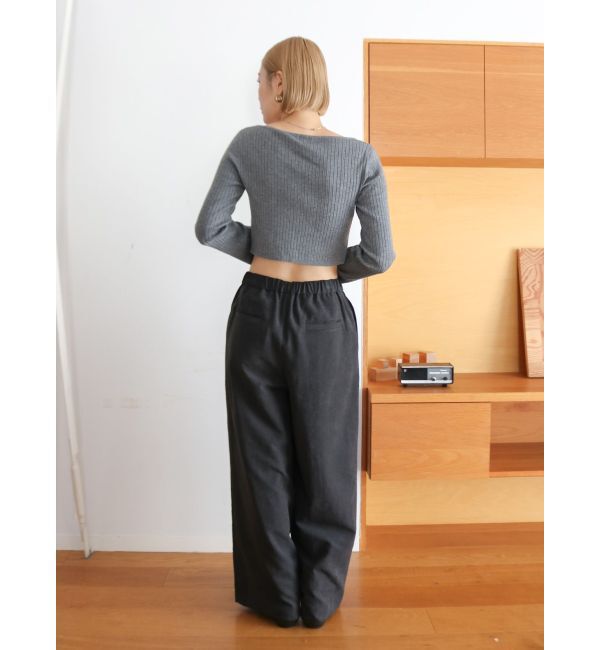 Ungrid「ボートネックショートニット」|ニット・セーター|