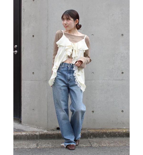 Ungrid「ボートネックショートニット」|ニット・セーター|