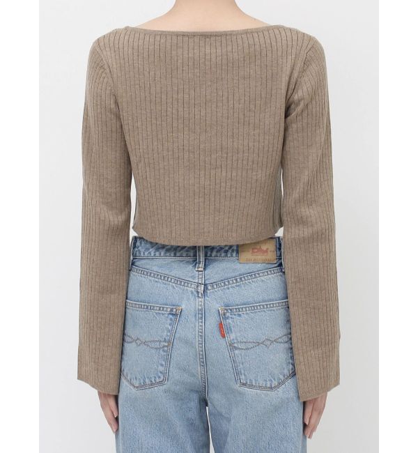 Ungrid「ボートネックショートニット」|ニット・セーター|