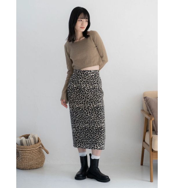 Ungrid「ボートネックショートニット」|ニット・セーター|