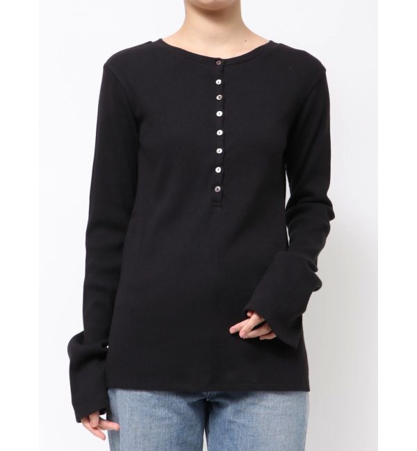 Ungrid「ヘンリーデザインロングスリーブTee」|Tシャツ・カットソー|